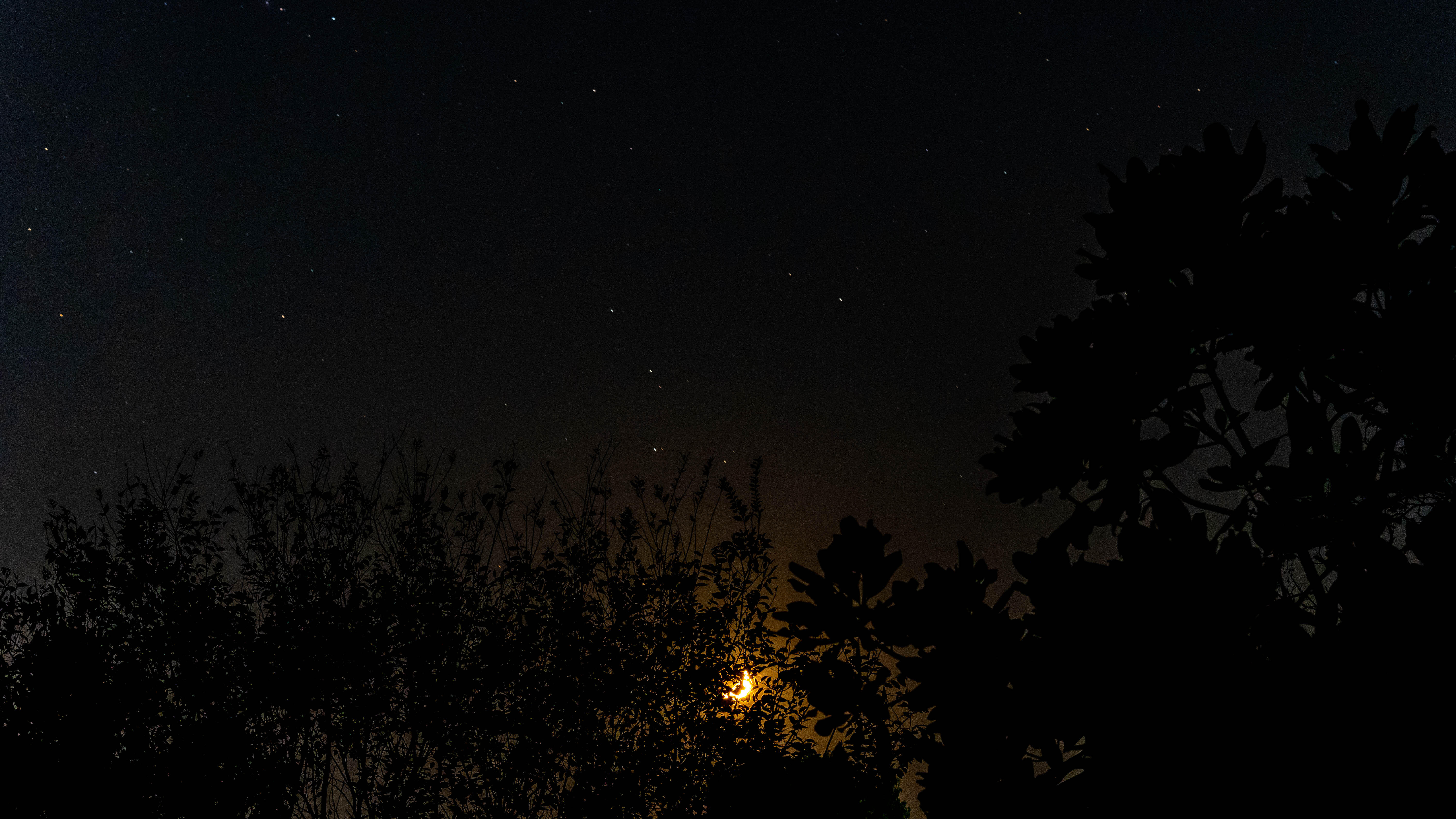 老家的星空。