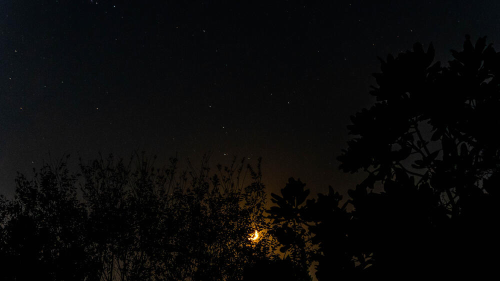 老家的星空。